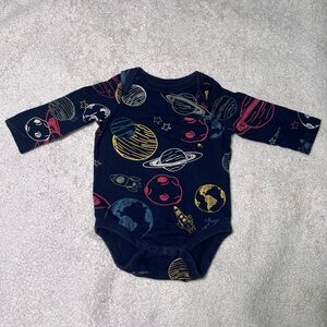 Gap Planets Cotton Bodysuit 3-6 Months